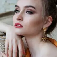 Professional bridal makeup look at Beauty Crown Ladies Salon